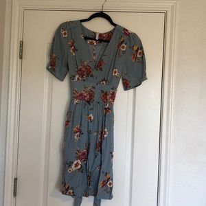 Vintage Floral Dress